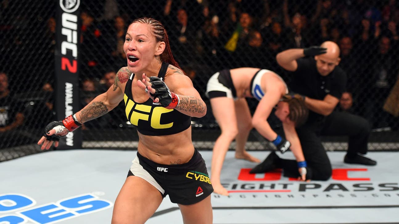 'Cyborg' gets her own mural in Brazil, and celebrates with some impromptu training