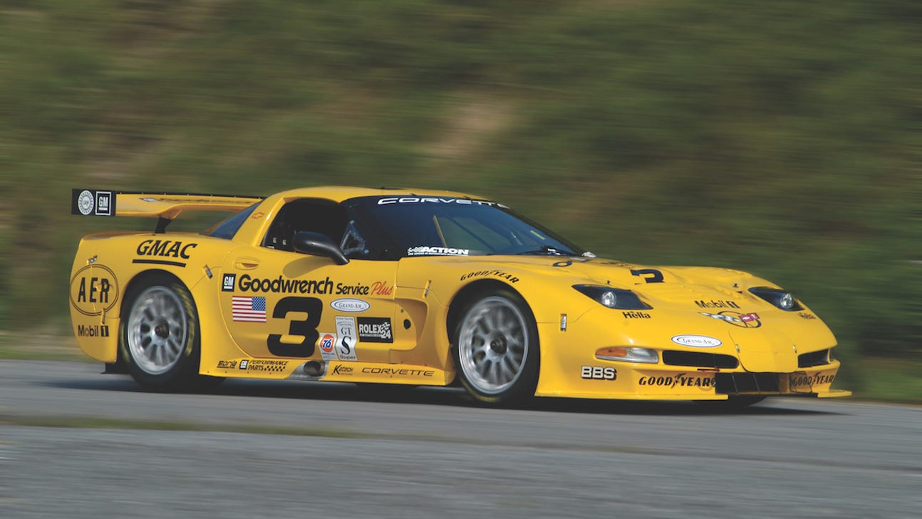 High quality 1/18 2001 Dale Earnhardt Sr/Jr Rolex 24 Hours #3 Corvette C5-R Raced