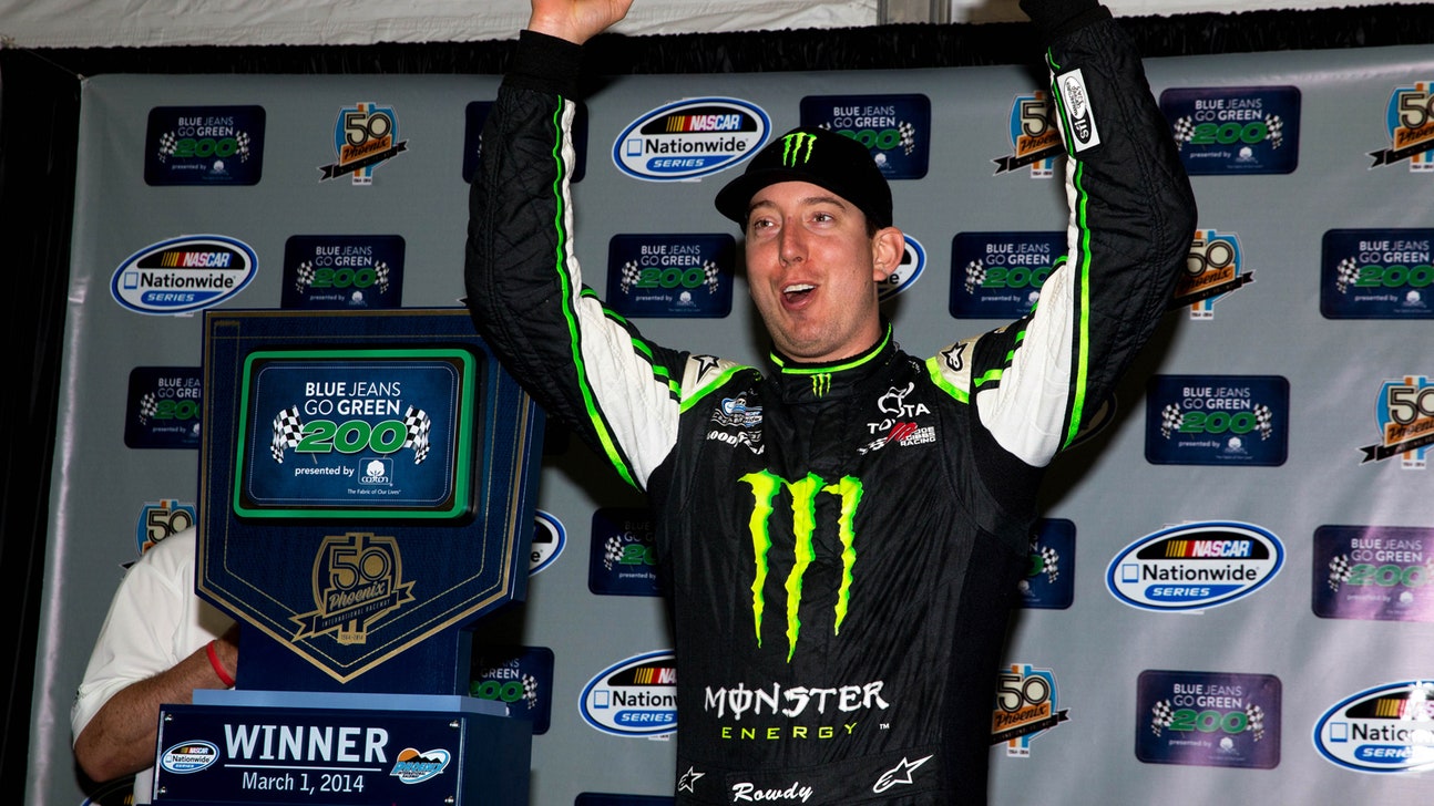 Kyle Busch splashes his way to Nationwide win at PIR