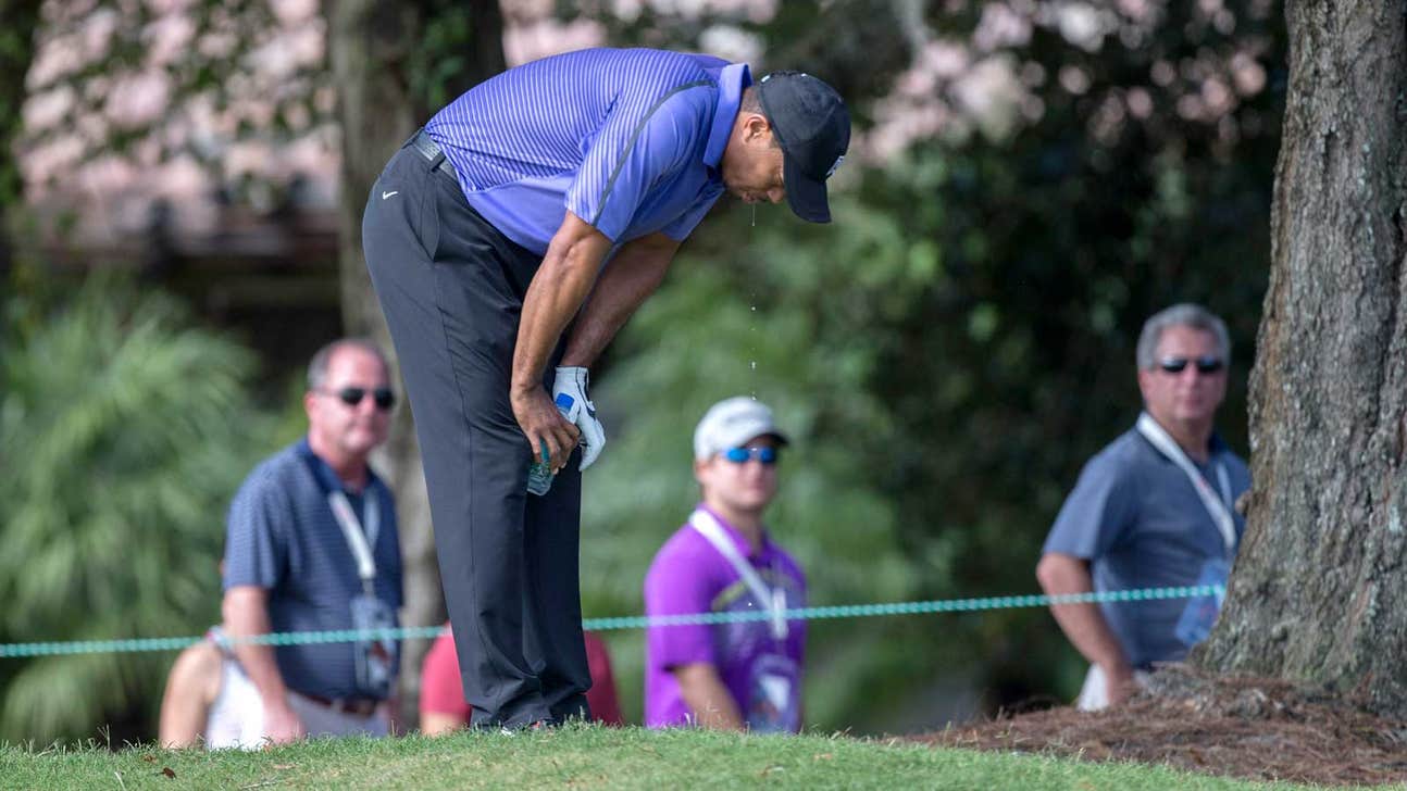Sick Tiger Woods finally gets back to par with 69