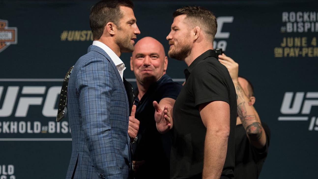 Hear what Michael Bisping and Luke Rockhold said during volatile staredown