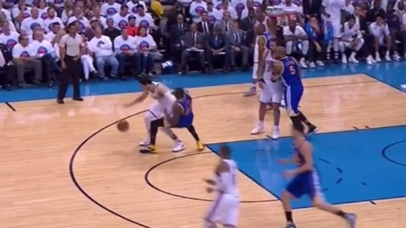 Did Draymond Green try to intentionally trip Enes Kanter?