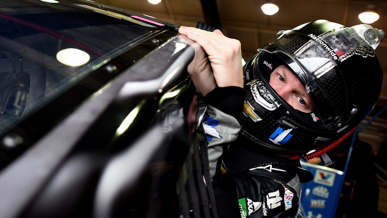 Dale Earnhardt Jr. has a new addition to his wrecked race car collection