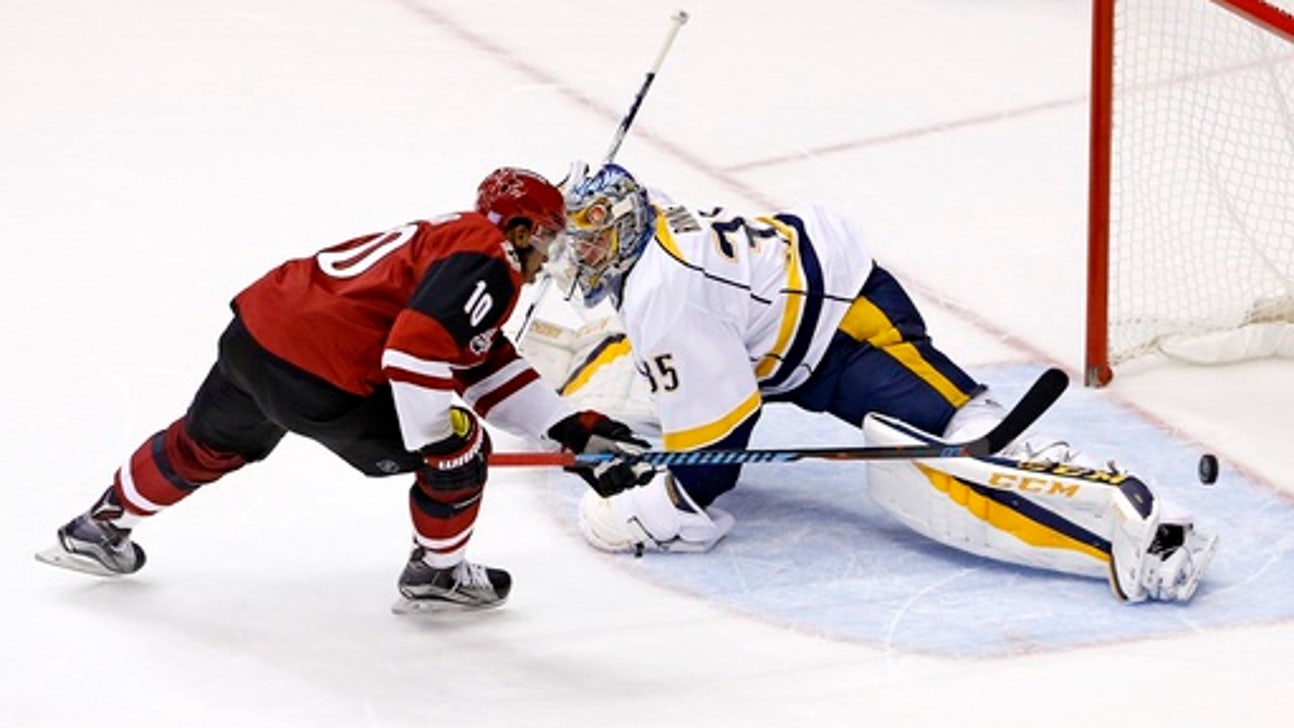 Duclair, Domingue lead Coyotes over Predators in shootout