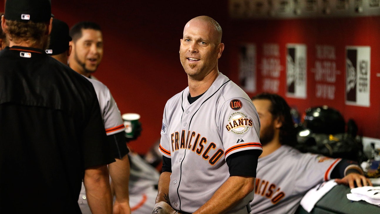 Tim Hudson hits home run, says he hasn't taken BP for 2 months