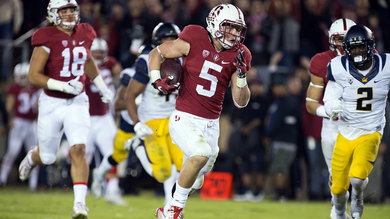 Stanford's Shaw says Christian McCaffrey is the best player in the country and 'it's not even a debate'