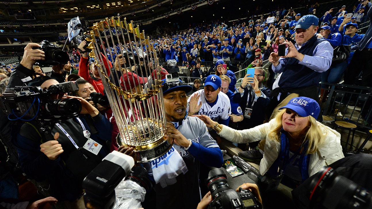 Engraved and clean, Royals' World Series trophy returns to Kansas City