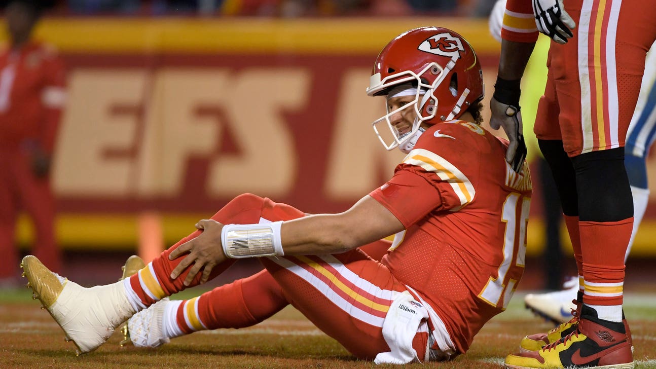 Mahomes, Chiefs run defense take a beating in 19-13 loss to Colts