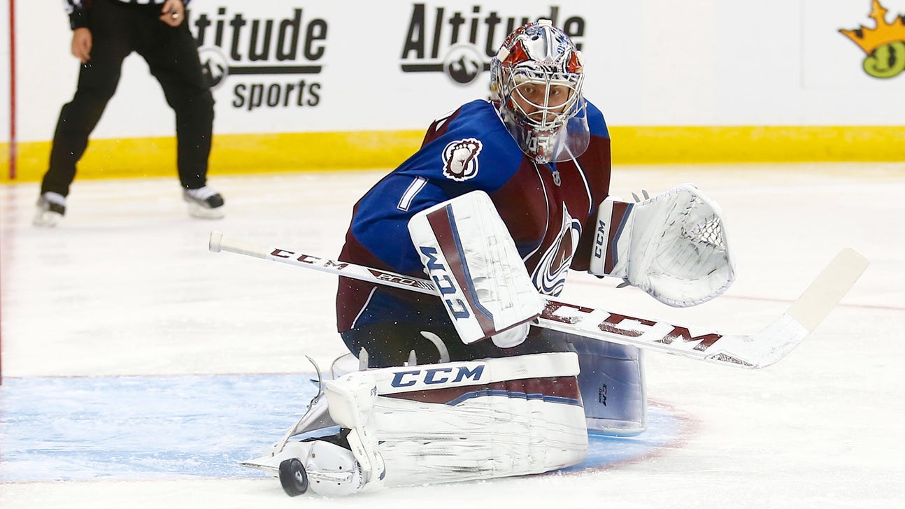 Avs' Varlamov says groin healed, will start in net Friday vs. Canucks
