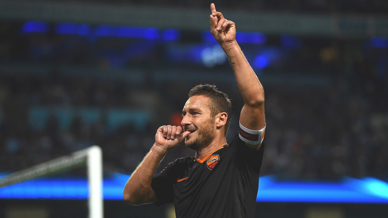 Francesco Totti says Roma goal was inspired by Manchester City tweet
