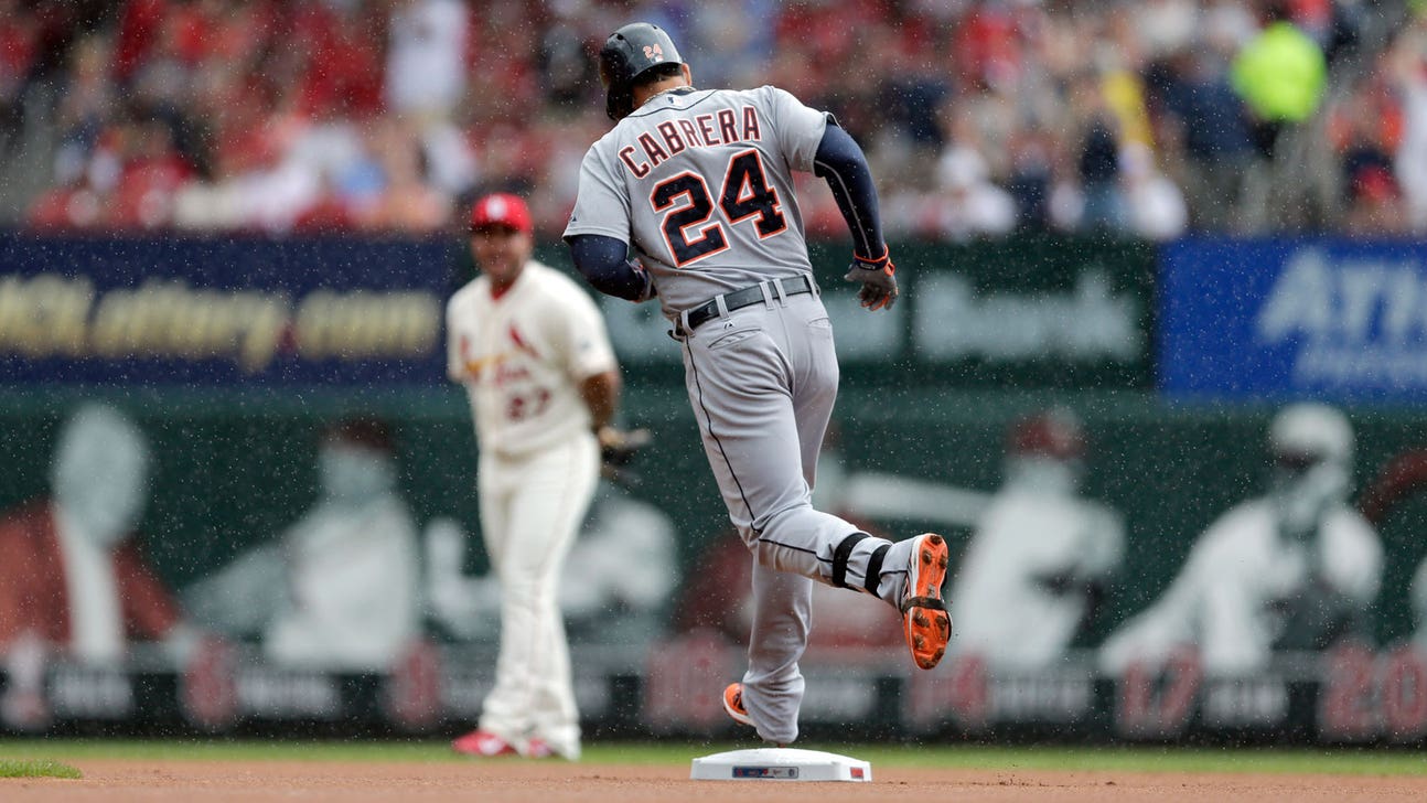 Cabrera hits 400th homer; Tigers outlast Cardinals in 10