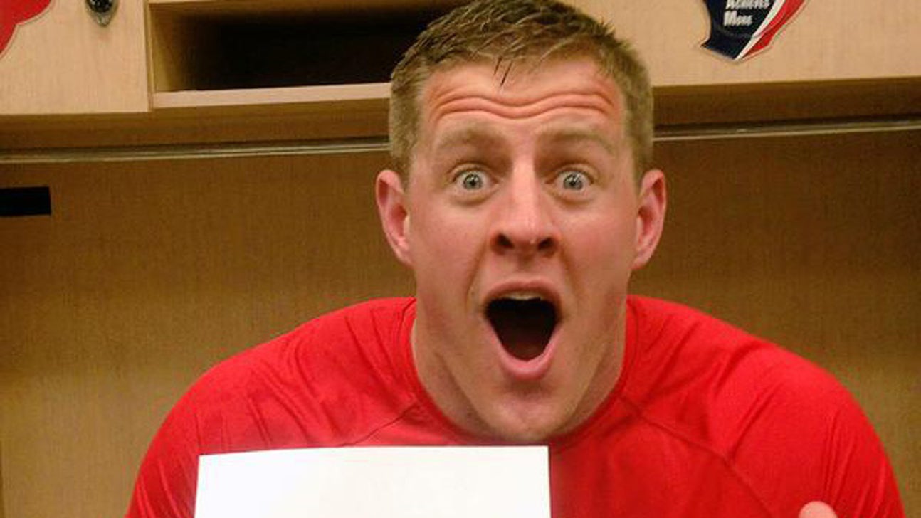 Man learns he's going to be a father from Texans' Watt