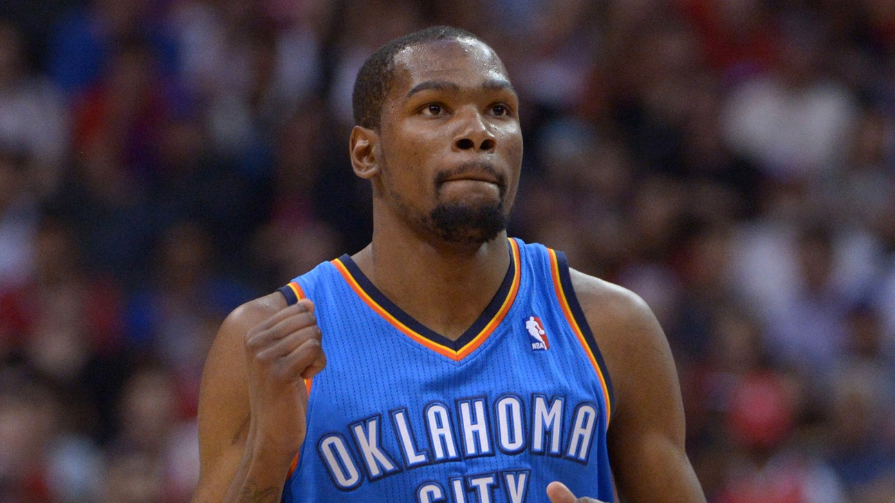 Durant featured on cover of NBA 2K15 video game