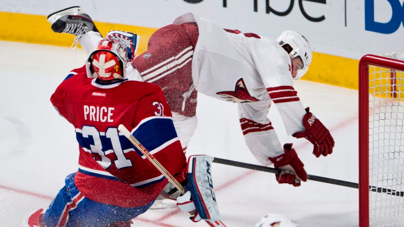 Coyotes give up three third-period goals in loss to Canadiens