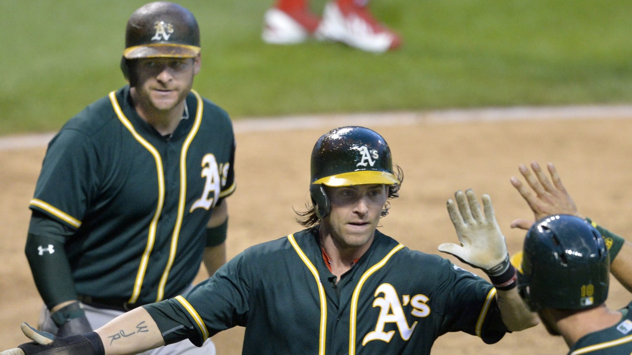 Butler has clutch hit in Oakland's 5-4 win over Indians