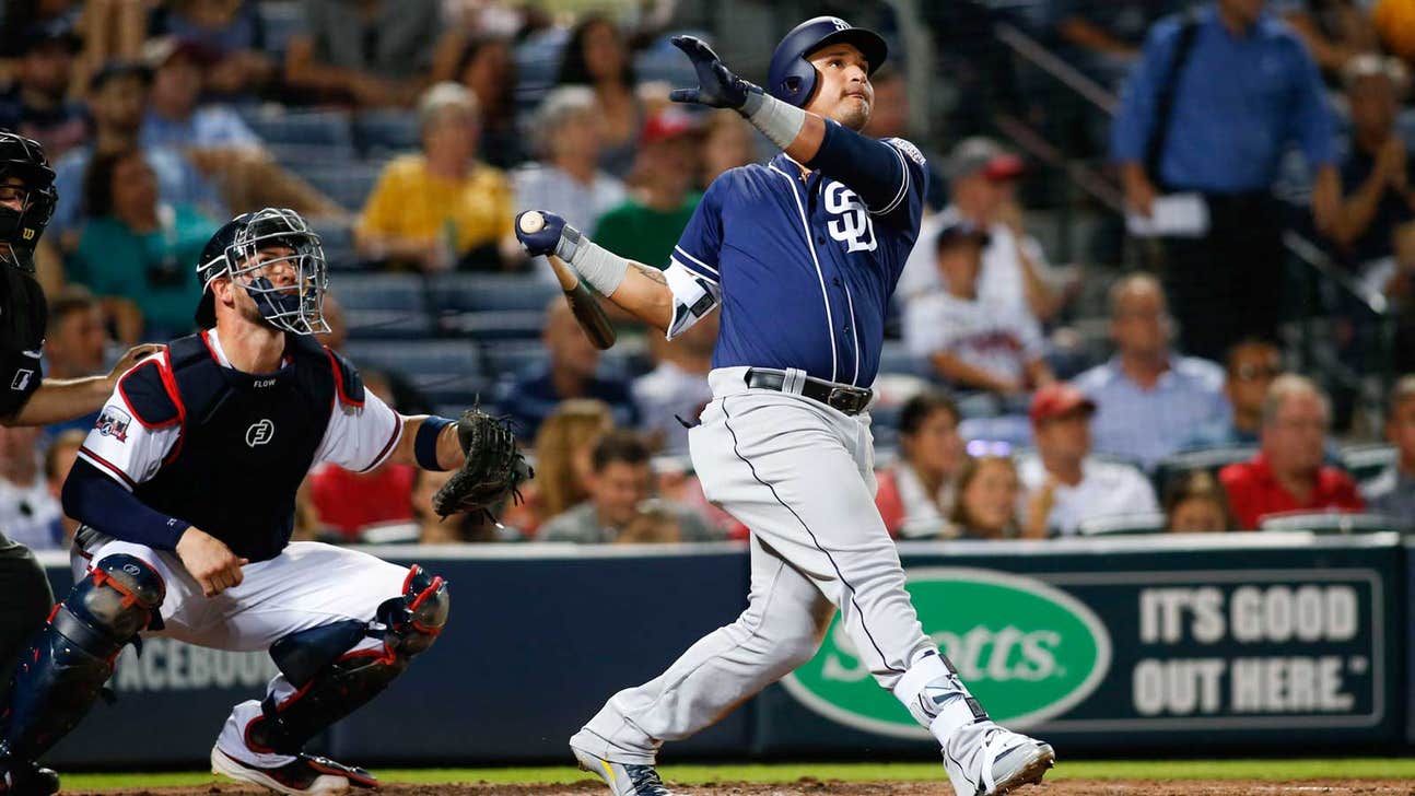 Jackson falls apart in 3rd inning, Padres lose 7-3 to Braves