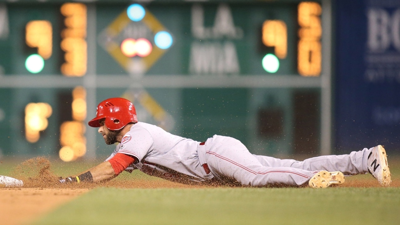 Cincinnati Reds' Jose Peraza could become the National League's first ever 20-7 player in 2017