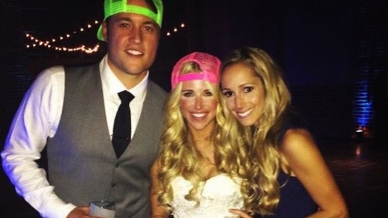 Matthew Stafford, girlfriend Kelly Hall tie the knot