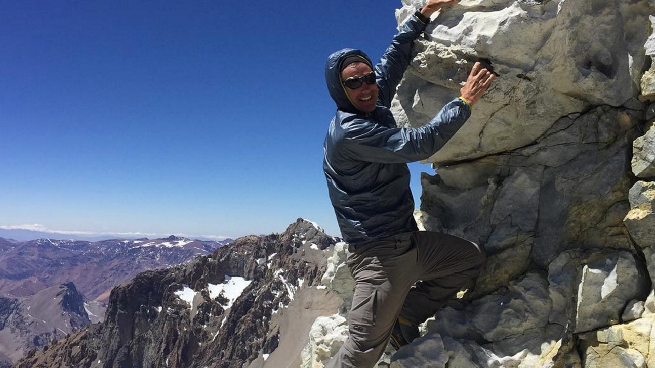 Former NFL player is trying to scale the world's Seven Summits