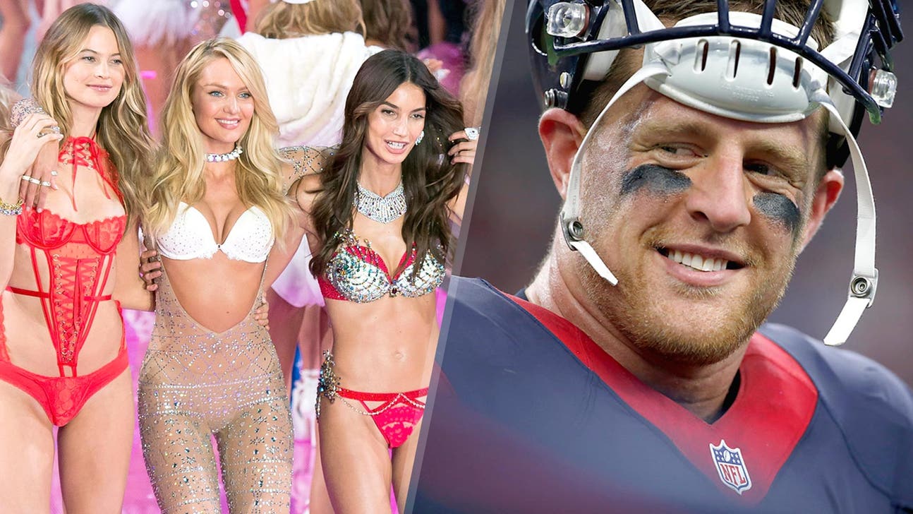 J.J. Watt watched 'Victoria's Secret Fashion Show' while watching game film