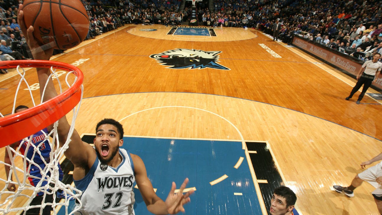 Wolves' Towns named Western Conference rookie of the month