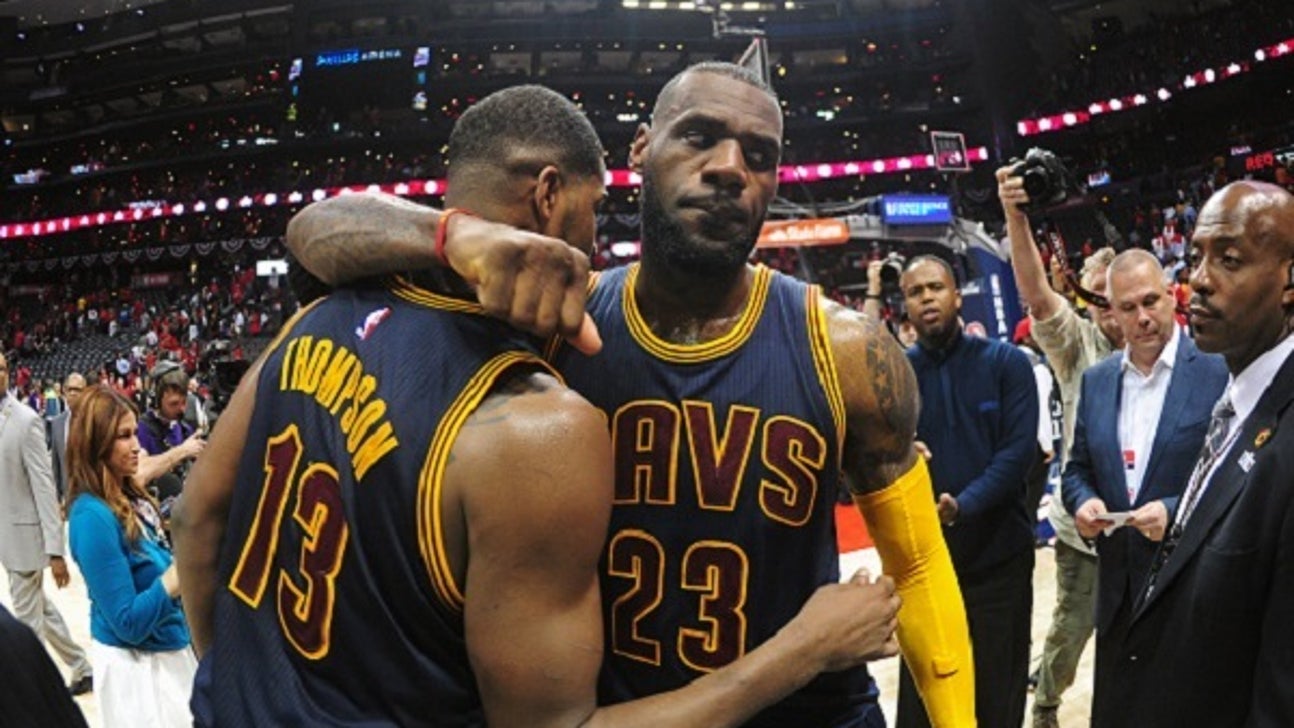 Report: LeBron won't negotiate with Cavs until Thompson is signed