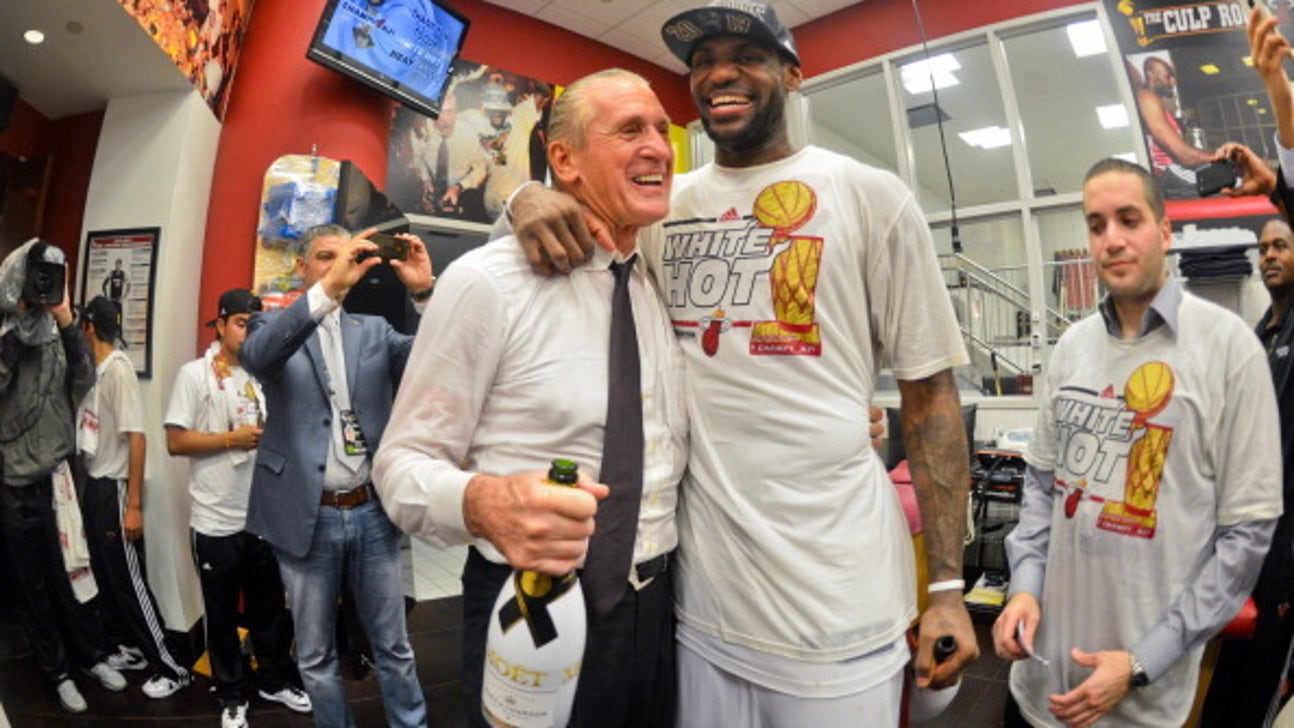 Pat Riley 'at peace' with LeBron James leaving the Heat
