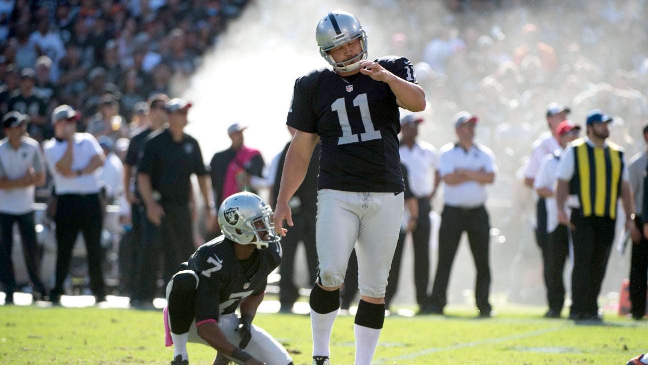 Sebastian Janikowski had an uncharacteristically bad kicking day