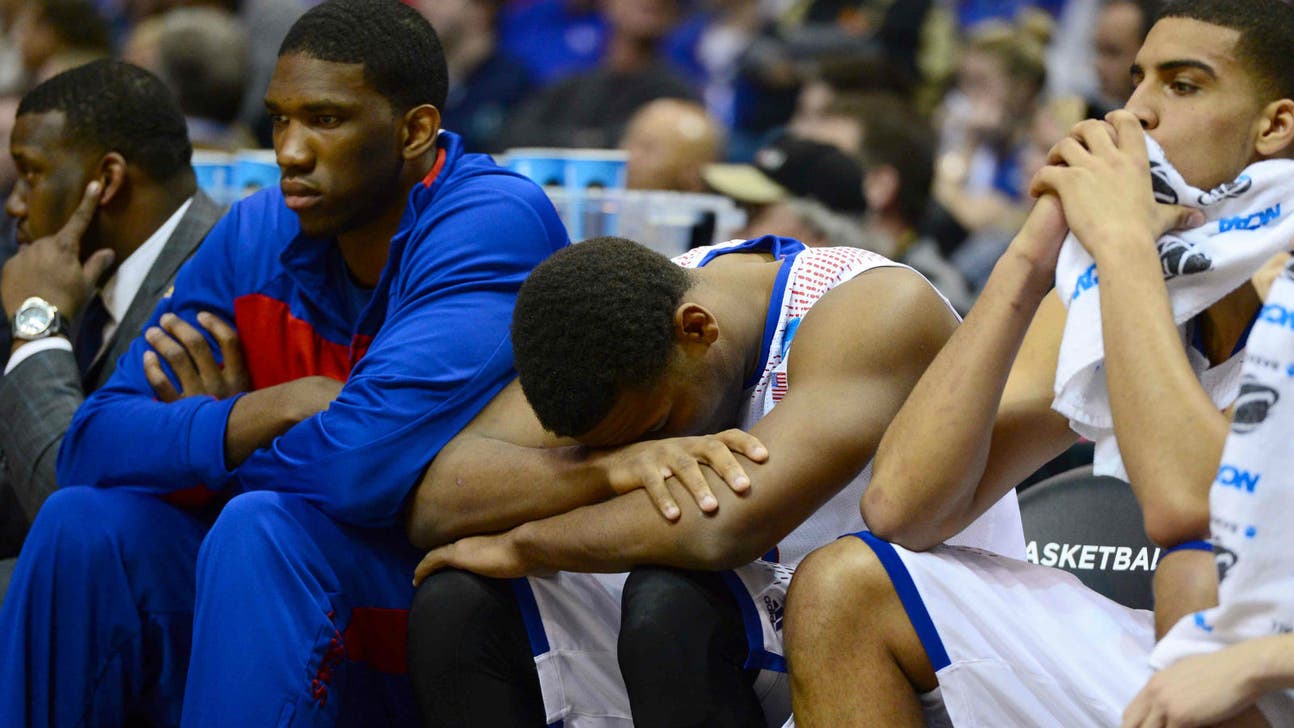 Disappointing performance by Wiggins results in 60-57 Kansas upset