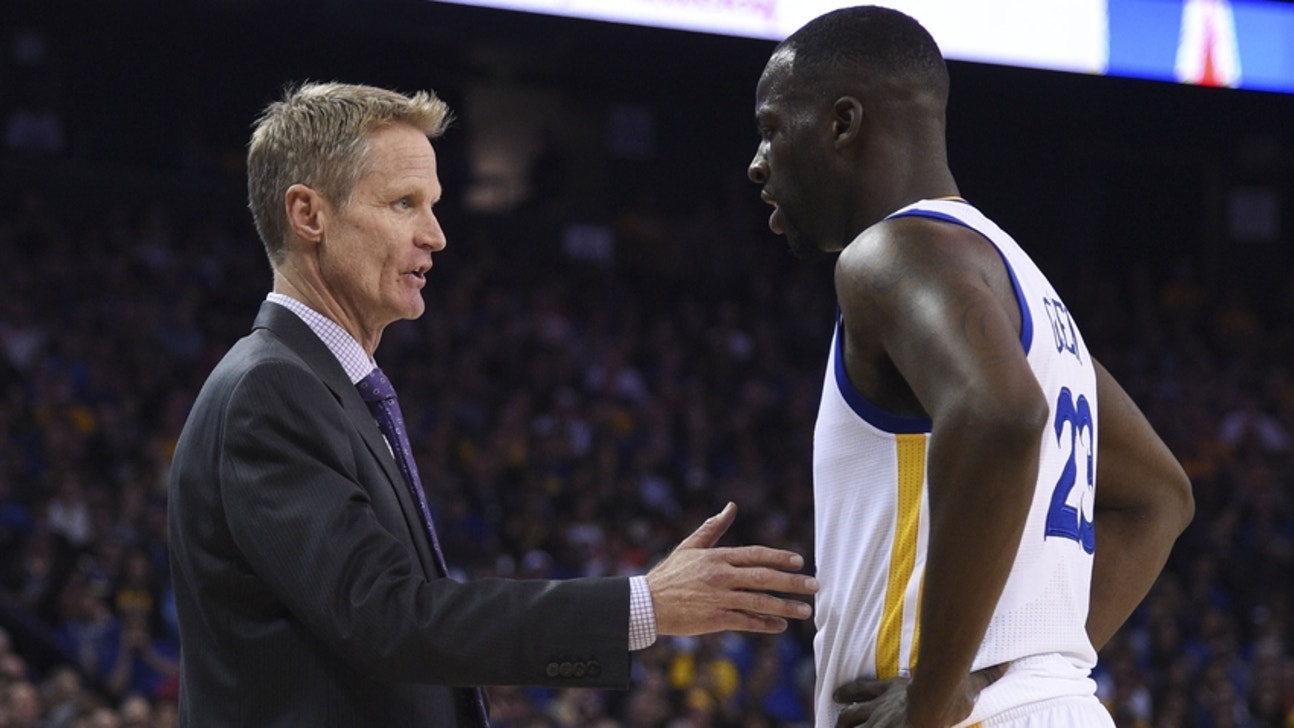 Steve Kerr yells at Draymond Green for poor defense (Video)