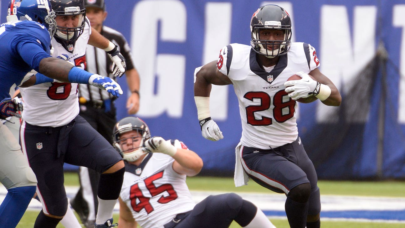 Alfred Blue keeping it simple as Houston's starting RB