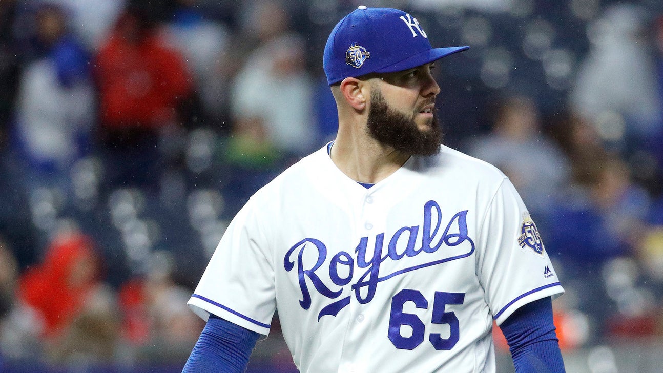 Junis' scoreless streak ends as Royals fall 5-3 to Angels