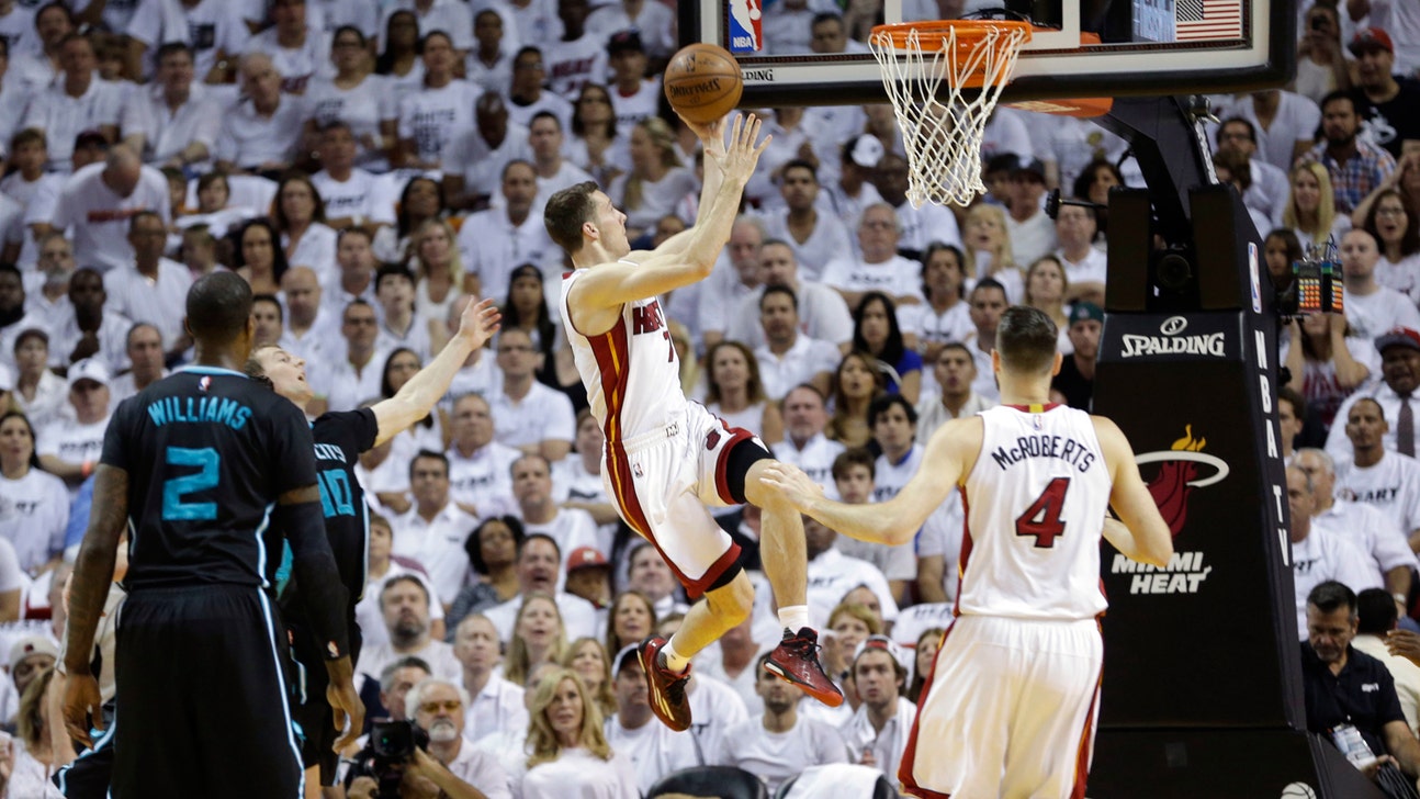 Heat blow out Hornets in Game 7, advance to conference semifinals