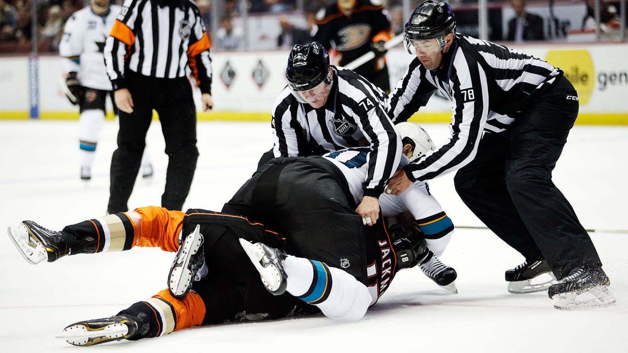 San Jose Sharks forward John Scott suspended 2 games for leaving bench, starting fight