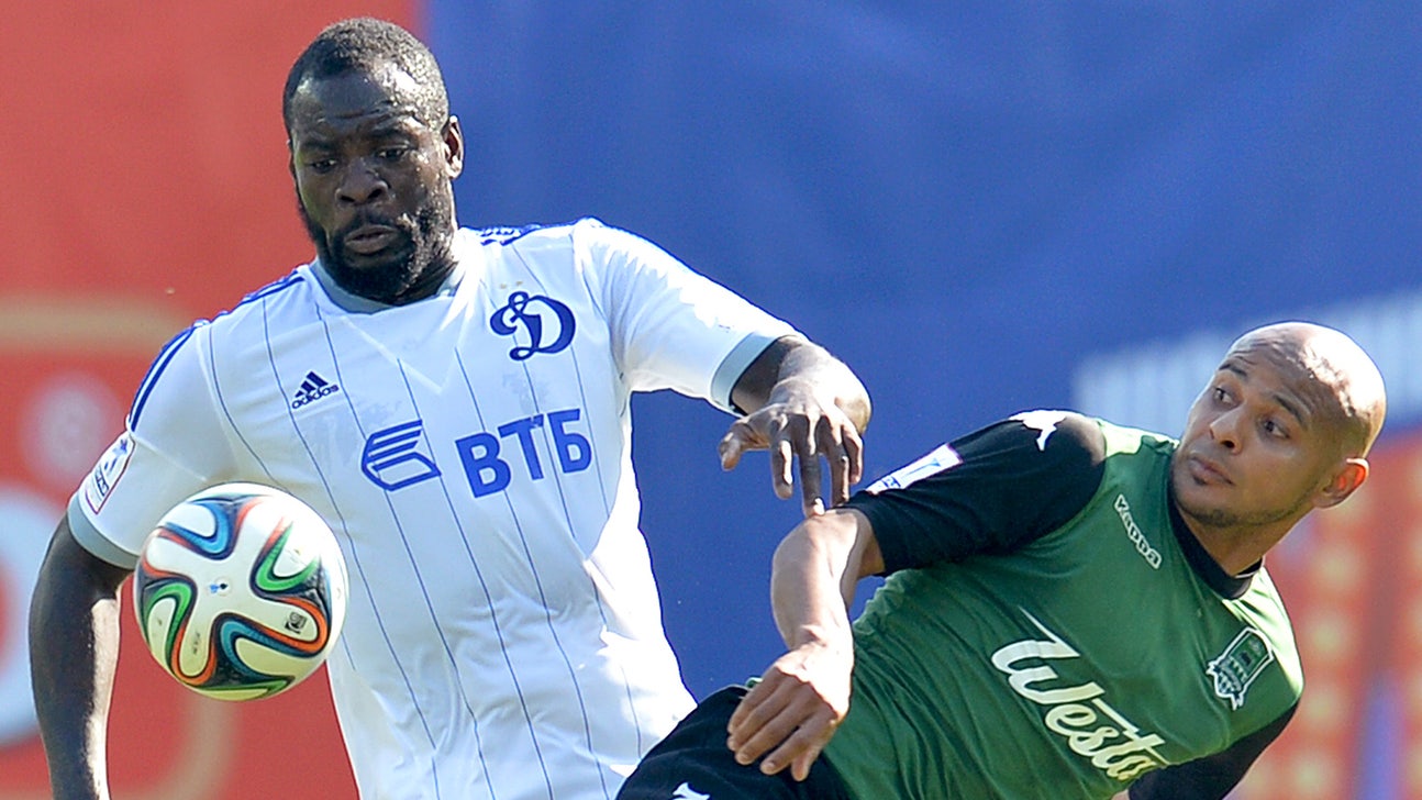 Racially abused Dynamo Moscow defender Samba banned after gesture