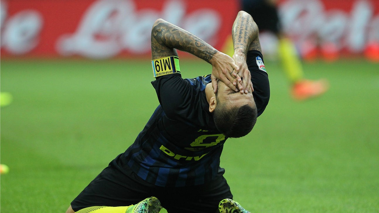 Inter Milan fans have turned on their captain and are cheering his every mistake