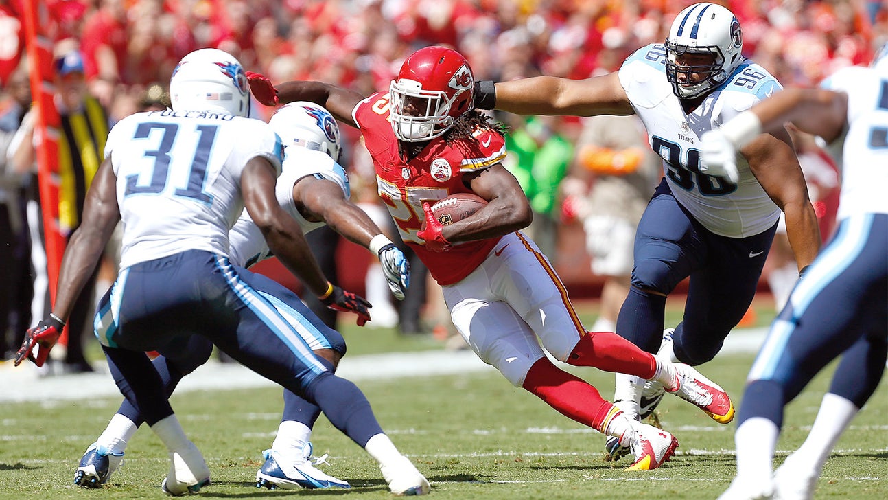 Chiefs' Charles goes MIA in opening loss to Titans