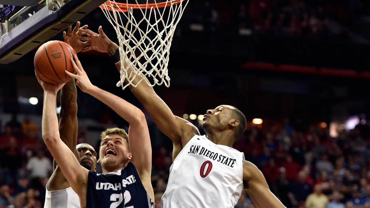 San Diego State edges Utah State in MWC quarters, 71-65