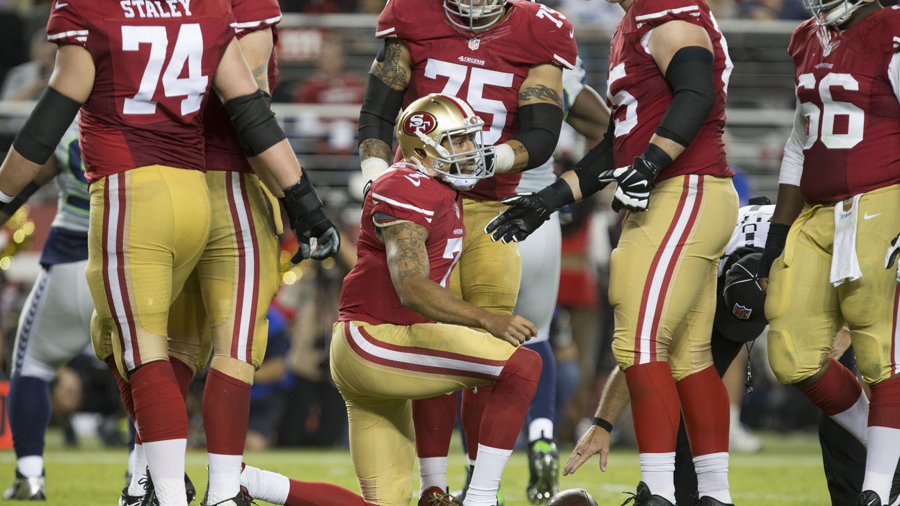 Report: Vernon Davis, Joe Staley clashed over Colin Kaepernick