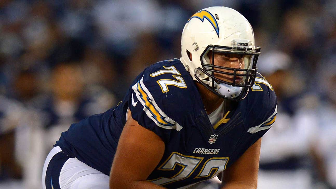 Chargers sign offensive lineman Kenny Wiggins
