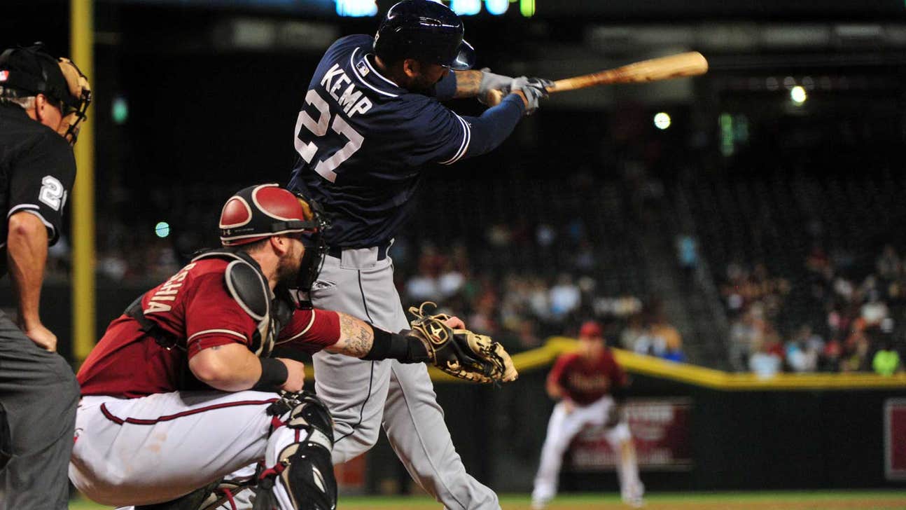 Kemp's 3-run homer lifts Padres to 4-3 win over Diamondbacks
