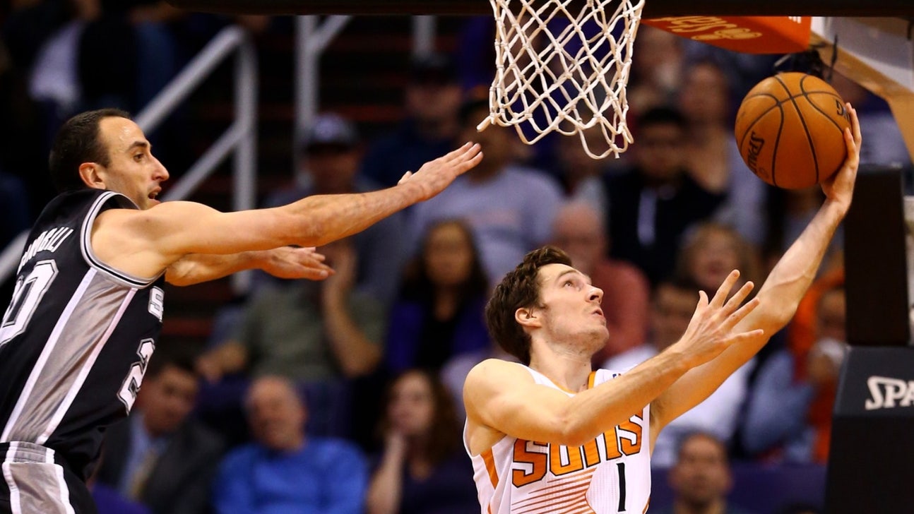 Ginobili, Spurs snap Suns' five-game winning streak