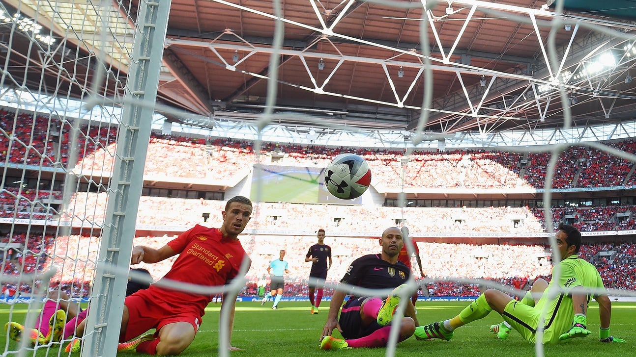 Javier Mascherano scored a (own) goal for Liverpool, just like old times