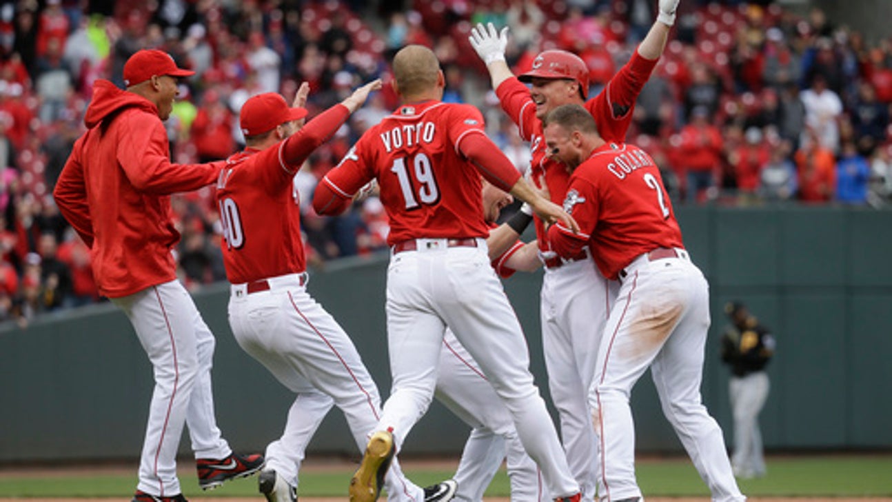 Bruce hits winning triple in 9th, Reds edge Pirates