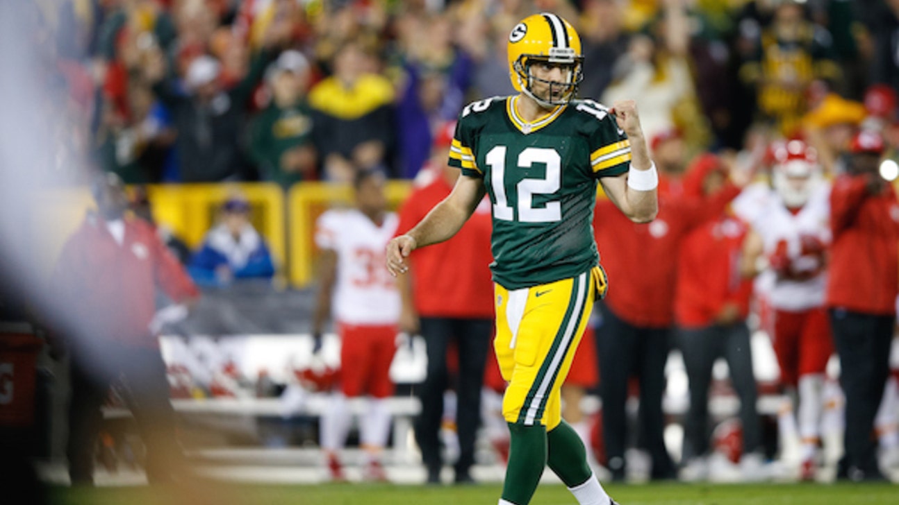 Aaron Rodgers laughs off Jamaal Charles stealing his TD celebration
