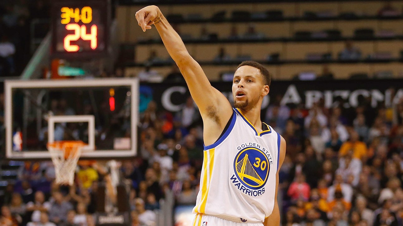 Watch Steph Curry's 128-game 3-point streak in 128 Seconds