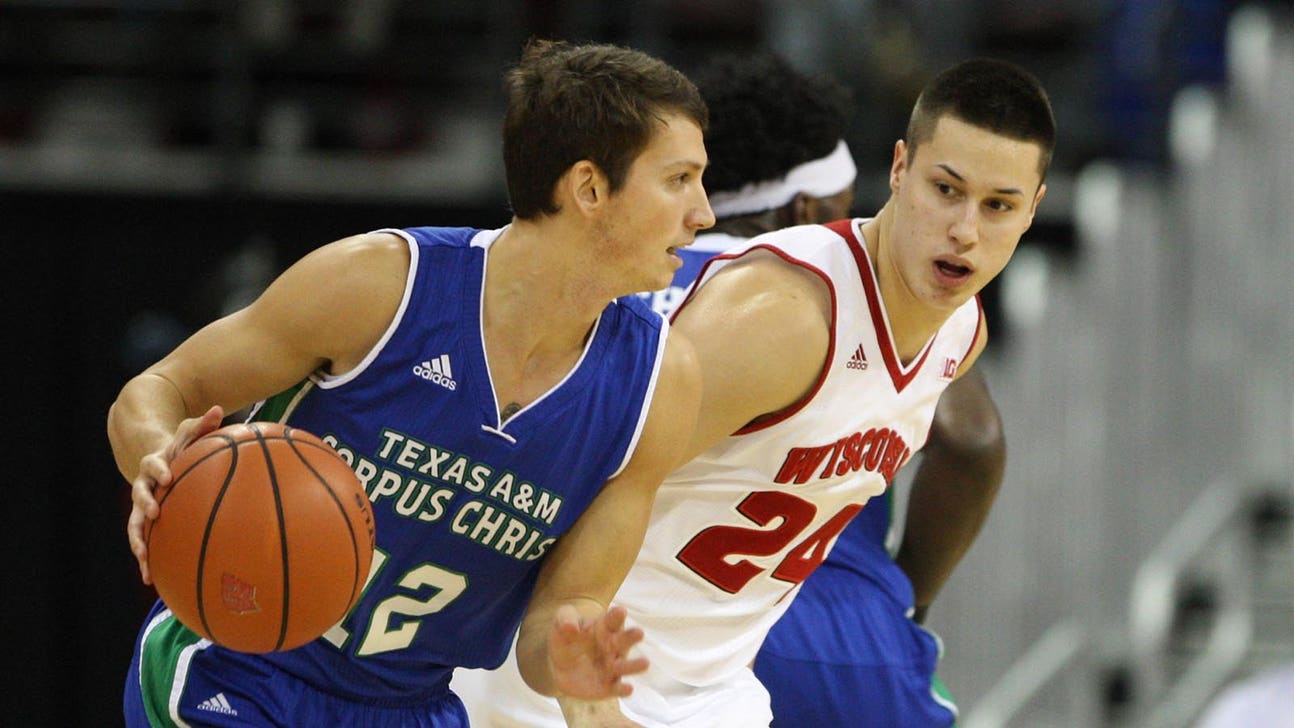 Happ, Koenig lead Badgers past Texas A&M-CC