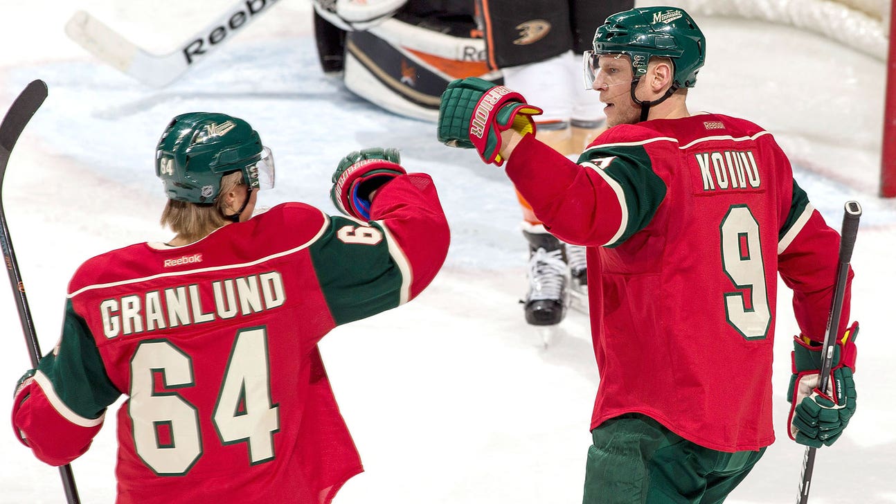Wild's Koivu bests Granlund in cup-stacking challenge (VIDEO)