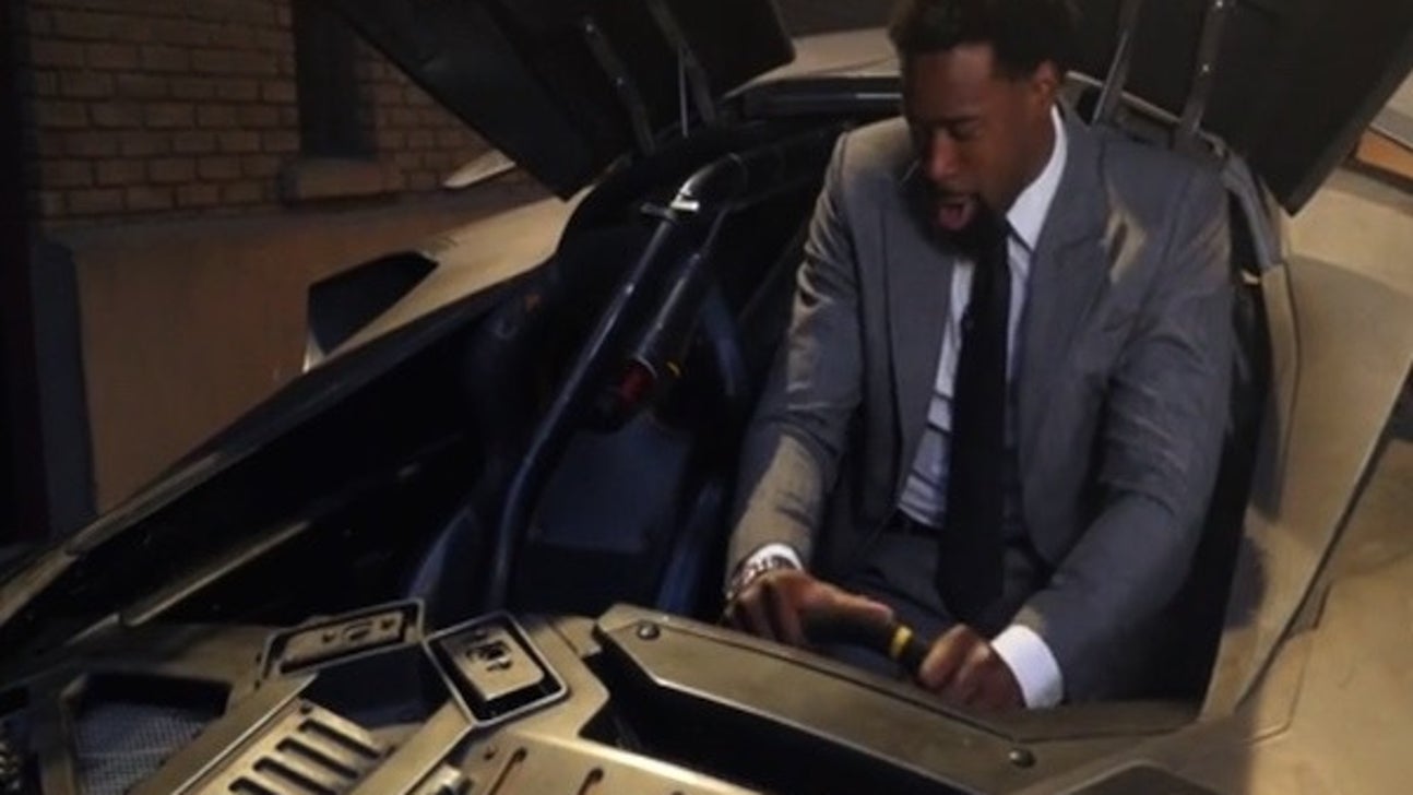 DeAndre Jordan geeks out at Batman Exhibit