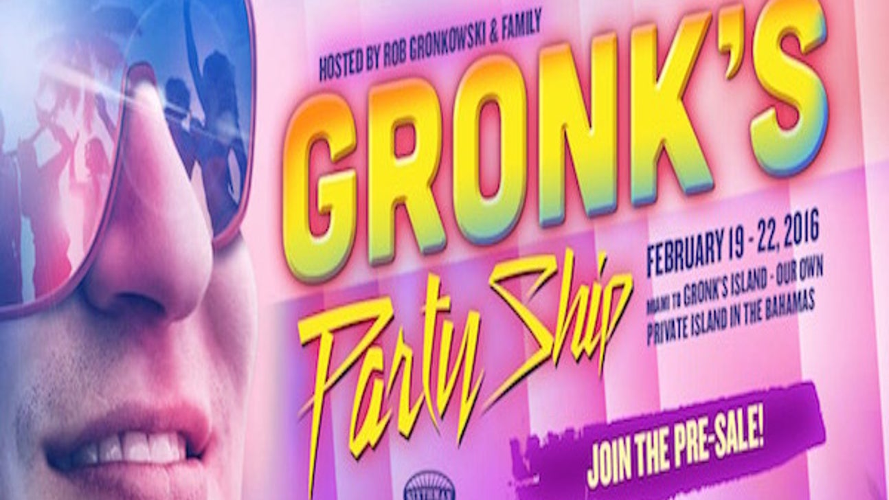 Rob Gronkowski to host cruise on 'Gronk's Party Ship'